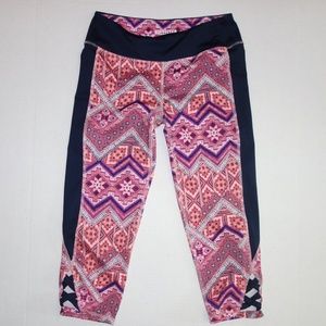 Hollister Yoga Athletic Workout Pants‎ Pink Capri